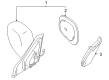Chevy Tracker Mirror Cover Diagram - 30024275