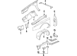Oldsmobile Fender Splash Shield Diagram - 20707251