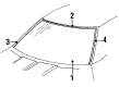 1993 Chevy Corvette Side View Mirrors Diagram - 12513138