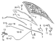 Chevy Spark EV Hood Cable Diagram - 13503692