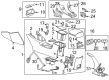 Chevy Cruze Limited Center Console Base Diagram - 95985382