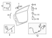 Buick Lucerne Door Handle Diagram - 15936041