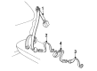 1992 Pontiac LeMans Seat Belt Diagram - 90384298