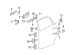 Chevy Equinox Door Check Diagram - 15869083