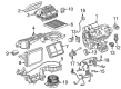 Cadillac HVAC Control Module Diagram - 84214111