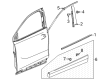 2022 Buick Encore GX Door Moldings Diagram - 42810329