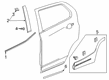 GMC Door Moldings Diagram - 84538084
