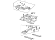 Saturn SC2 Floor Pan Diagram - 21123629