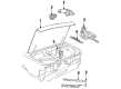 Oldsmobile Calais Weather Strip Diagram - 12362418