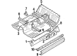 1998 Chevy Tracker Floor Pan Diagram - 30020339
