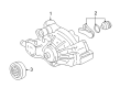 Cadillac Water Pump Pulley Diagram - 12556733