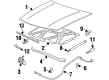 Pontiac Hood Cable Diagram - 22652696