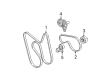 2005 Chevy Silverado 2500 HD Drive Belt Diagram - 97300657