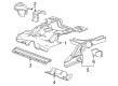 2008 Pontiac G6 Floor Pan Diagram - 15299684
