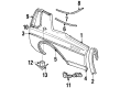 Cadillac Emblem Diagram - 9695825