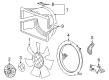 GMC Cooling Fan Bracket Diagram - 84182182