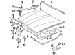 1993 Cadillac Seville Hood Latch Diagram - 25672015