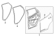 Chevy Bolt EV Weather Strip Diagram - 42549754