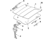 1985 Buick Somerset Regal Lift Support Diagram - 25521288