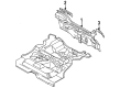 1998 Chevy Metro Floor Pan Diagram - 91173985