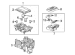 Chevy Battery Fuse Diagram - 19209795