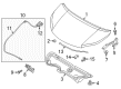 Chevy City Express Hood Latch Diagram - 19318155