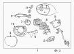 Buick Mirror Cover Diagram - 84144745