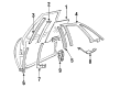 1994 Buick Park Avenue Door Handle Diagram - 25628822