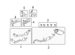 2008 Hummer H3 Muffler Diagram - 25791351