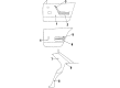 Cadillac Cimarron Door Armrest Diagram - 20548459