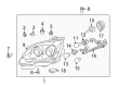2012 Buick Enclave Forward Light Harness Connector Diagram - 15871374