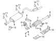 Chevy Tracker Catalytic Converter Diagram - 30027663