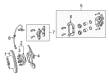 Pontiac Brake Backing Plate Diagram - 92053038