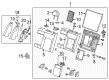 Cadillac ATS Cup Holder Diagram - 22902594