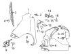 Chevy Spark Fender Splash Shield Diagram - 95238349