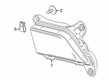 Chevy Silverado 1500 LTD Fog Light Diagram - 86787460