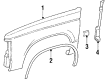 GMC S15 Emblem Diagram - 15597041