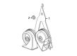 Chevy Silverado 1500 Horn Diagram - 85130075