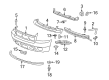 2008 Chevy Tahoe Bumper Diagram - 25836805