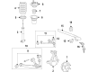 Chevy Shock and Strut Boot Diagram - 84171377
