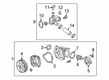 Buick Water Pump Diagram - 25201445