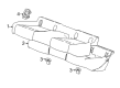 2019 Buick Regal Sportback Seat Cushion Pad Diagram - 39119144