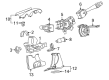 Pontiac Steering Column Cover Diagram - 15263049