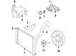 Hummer H3T A/C Condenser Fan Diagram - 25844695