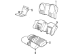 2000 Chevy Lumina Seat Cushion Pad Diagram - 17921573