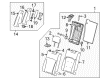 2013 Buick LaCrosse Seat Cushion Pad Diagram - 20824582