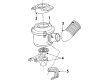 Pontiac Sunbird Air Intake Coupling Diagram - 25098589
