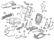 2012 Cadillac Escalade Seat Cushion Pad Diagram - 25816418