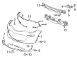 2021 Chevy Bolt EV Bumper Diagram - 42518918