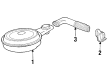 Cadillac DeVille Air Intake Coupling Diagram - 3524181